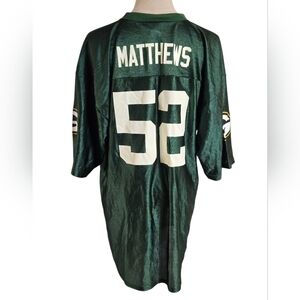 NFL Green Bay Packers Clay Matthew Green Jersey Top